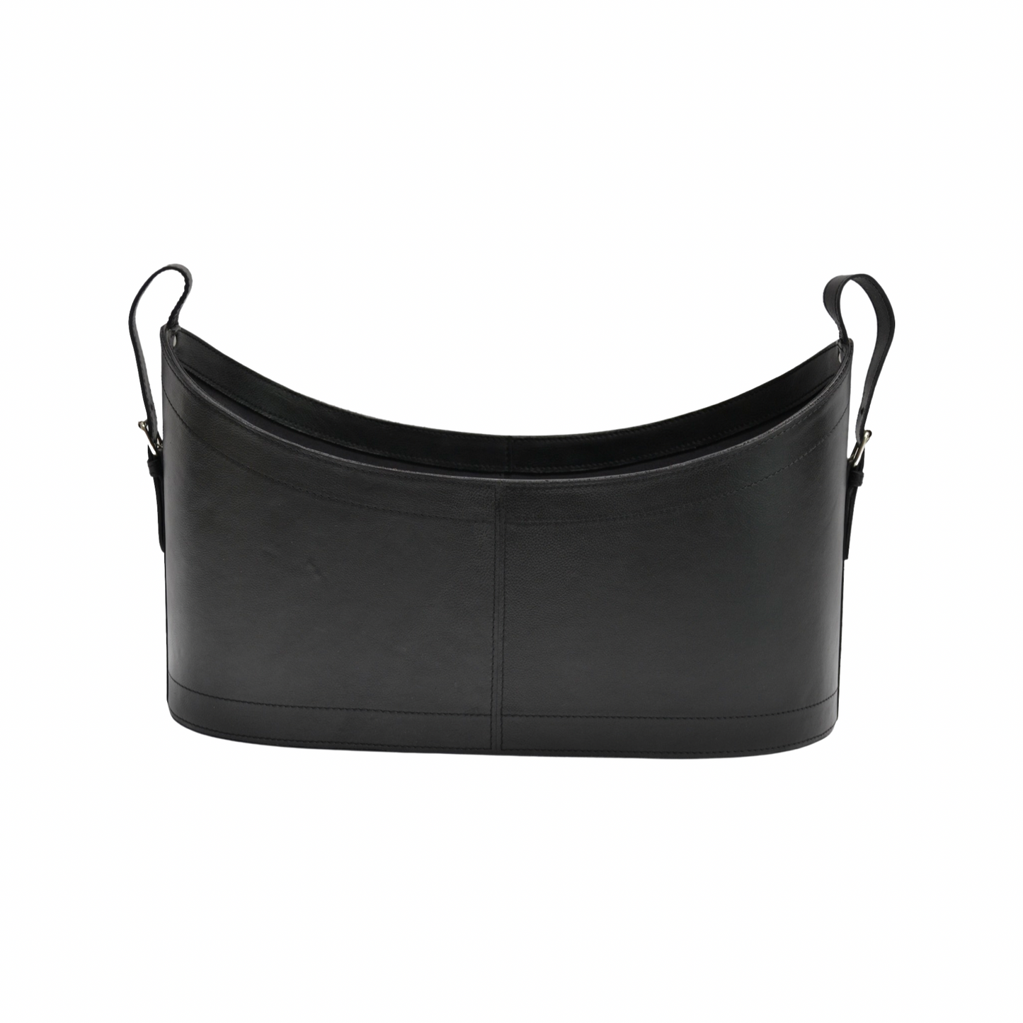 Leather Magazine Basket Boat