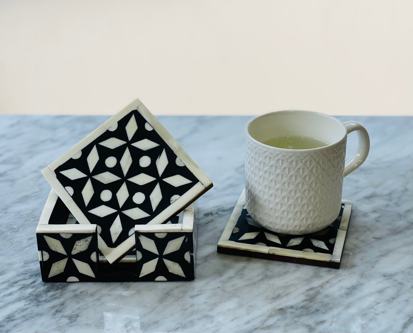 Geometrical Black Coaster
