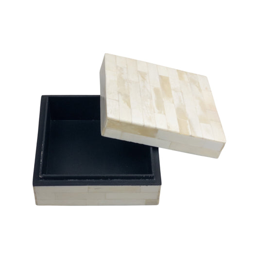Bone Inlay Mini Box - Ivory