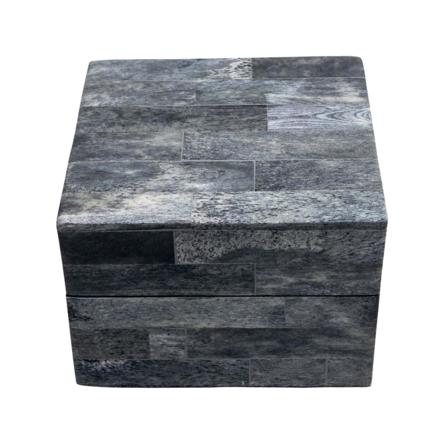 Bone Inlay Mini Box - Antique Grey