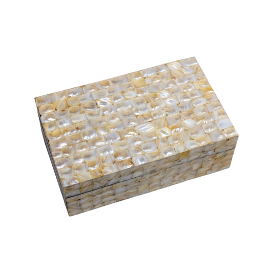 Mother of Pearl Small Box - Ivory