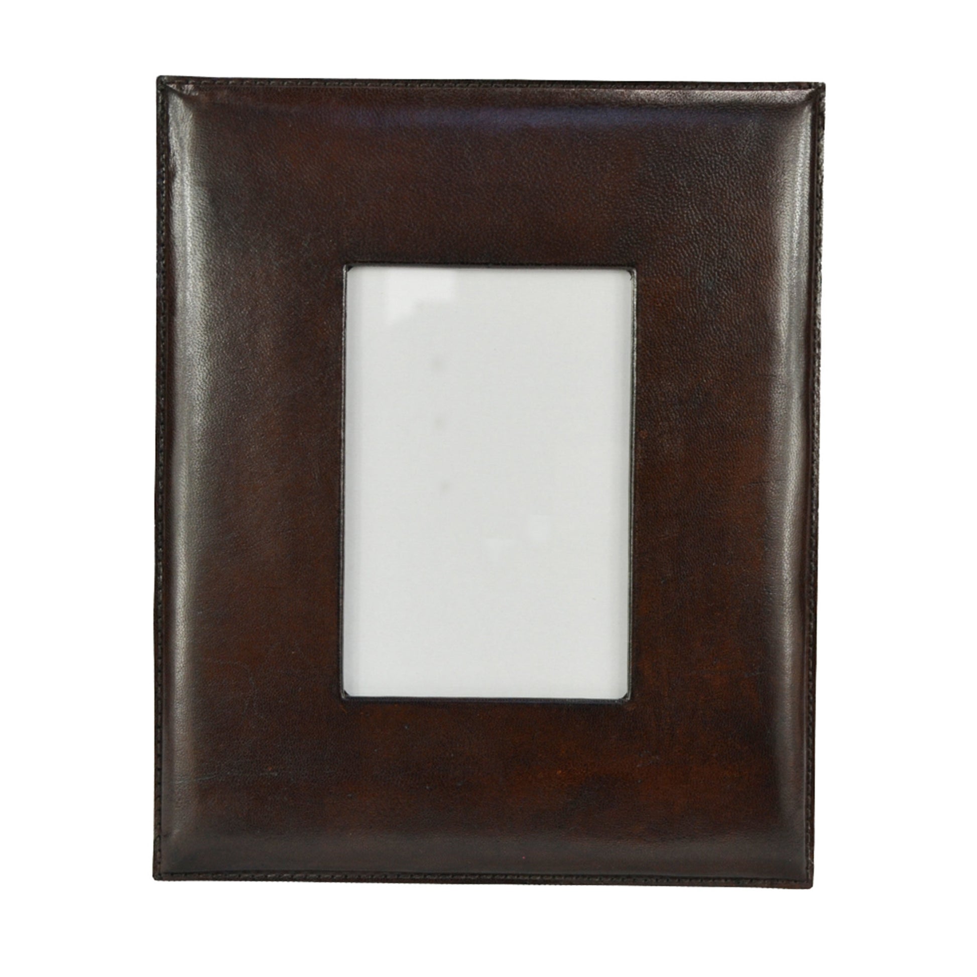 Leather Photo Frame - Dark Brown