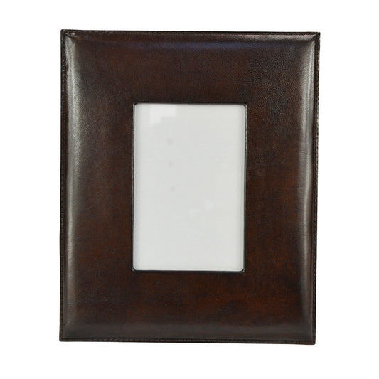 Leather Photo Frame - Dark Brown