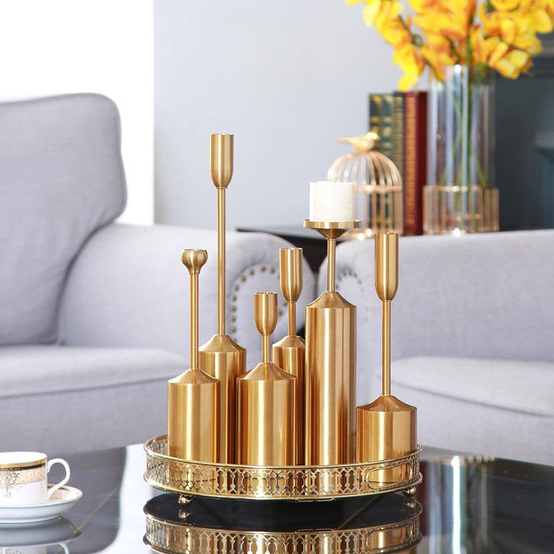 Candle Holder  Gold