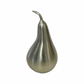 Decorative Metal Pear - Matt Silver