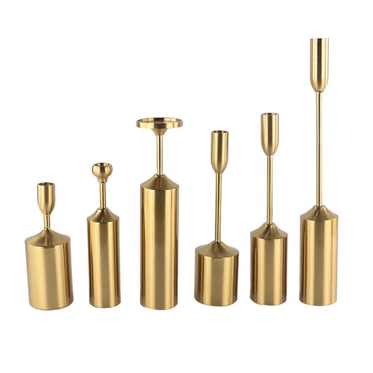 Candle Holder Elegance - Gold