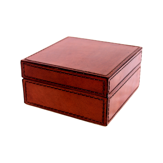 Leather Box Minim - Tan - DCOR