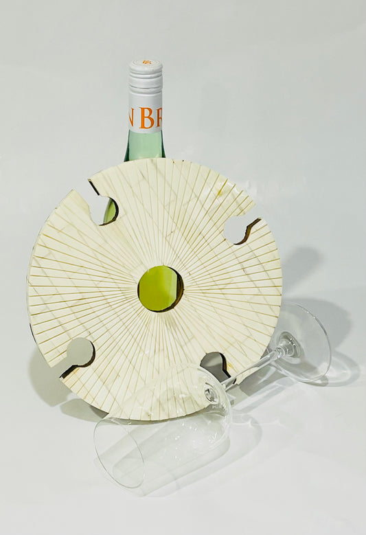 Wine Caddy Four Glasses