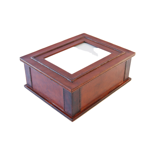 Leather Memory box - Tan