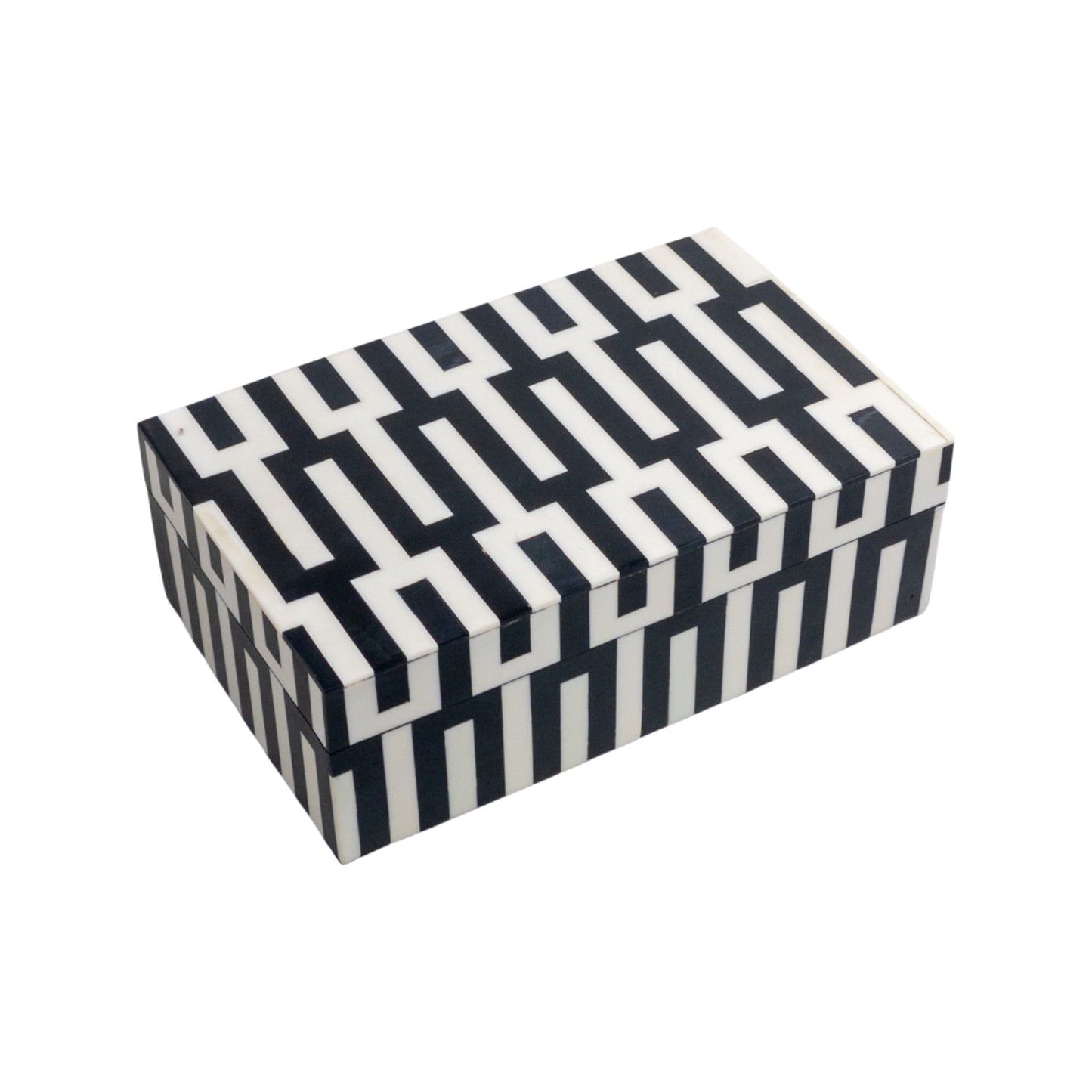 Modern Chain Small Box - Black & White