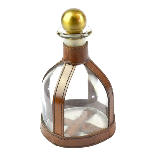 Leather Decanter - Tan - DCOR