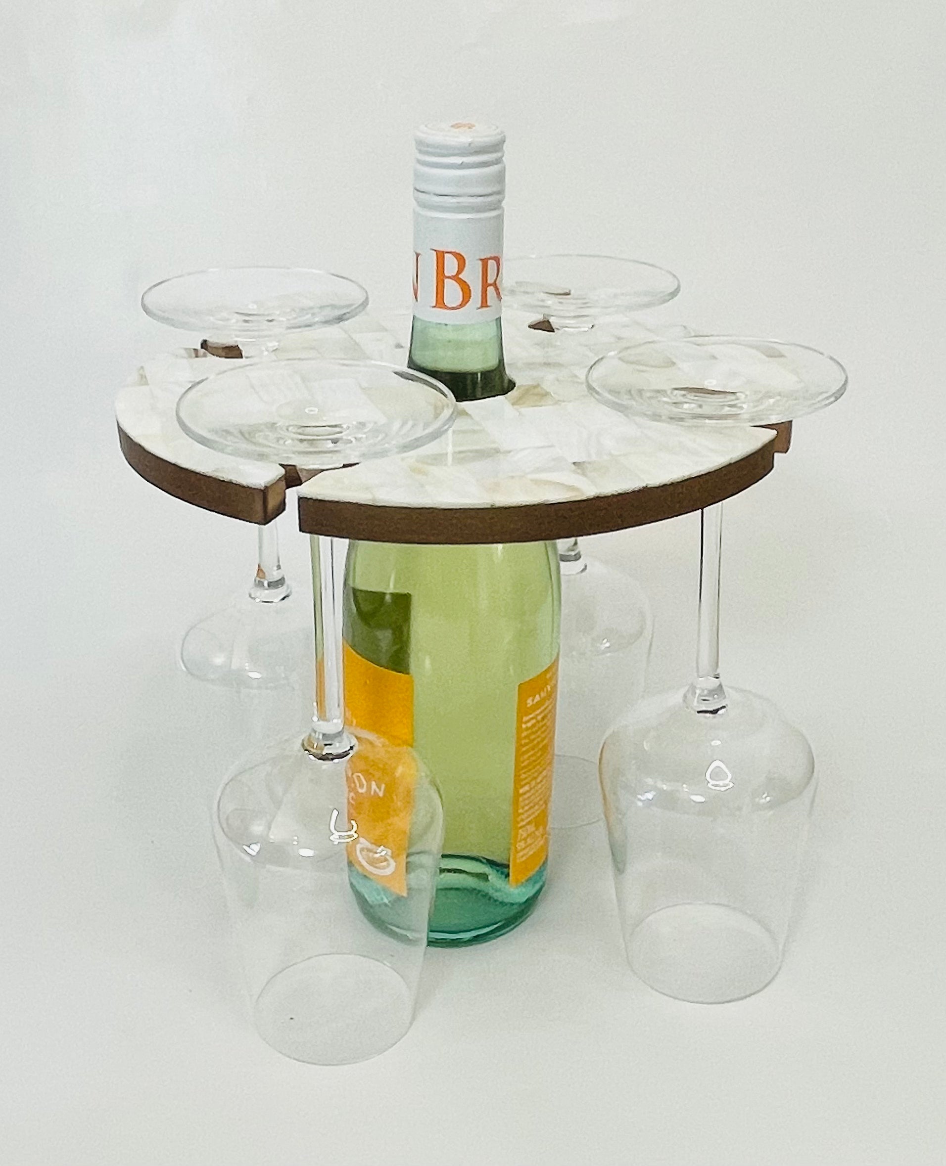 Wine Caddy Four Glasses
