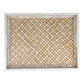Bone Inlay Tray Geometric - Mustard